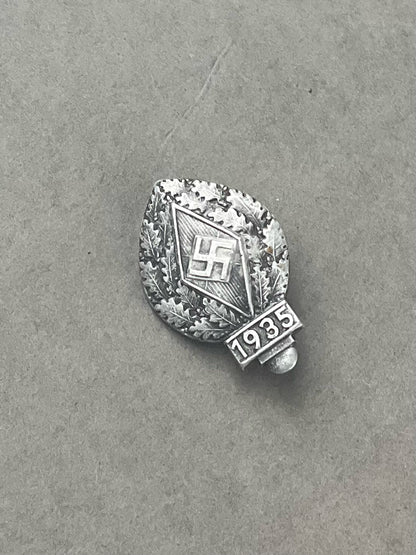 WW2 Tysk Tidlig HJ Tinnie fra 1935. Original.