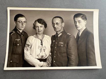 WW2 Tysk Wehrmacht Foto-Postkort. Original.