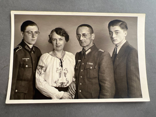 WW2 Tysk Wehrmacht Foto-Postkort. Original.