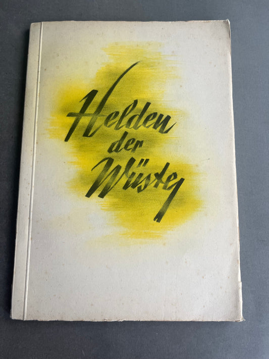 WW2 Tysk Bog om Afrikakorpset. Gode billeder i farve. Original.