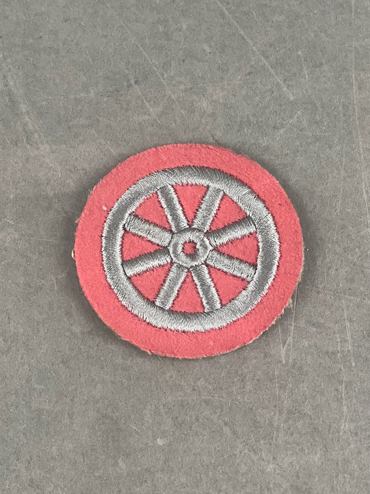 WW2 Tysk HJ Specialist Ærmemærke for motoriseret HJ. Med RZM-Mærkat. Sjælden. Original.