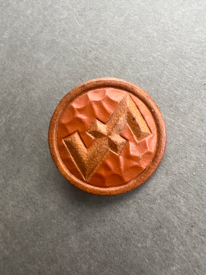 WW2 Tysk WHW Rune-Tinnie. Original.