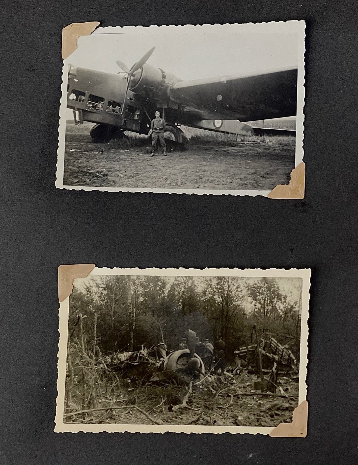 WW2 Tysk Wehrmacht Fotoalbum 1940'erne. MANGE(!) gode billeder fra felttoget i Frankrig. Original.