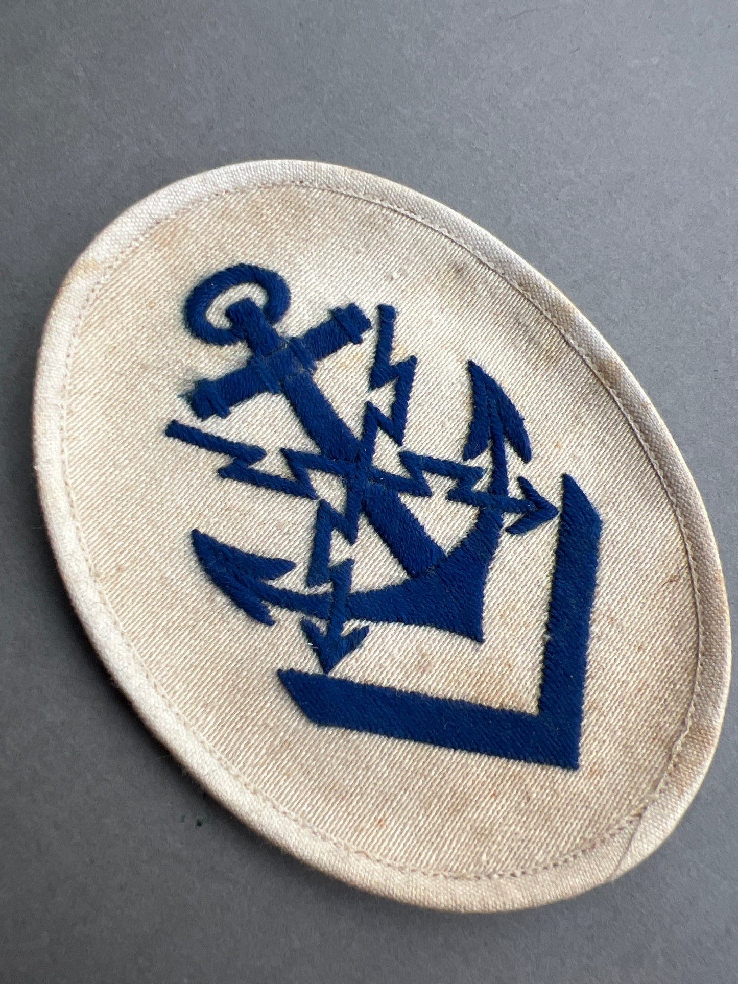 WW2 Tysk Kriegsmarine Specialist Ærmemærke. Med fremstiller. Original.