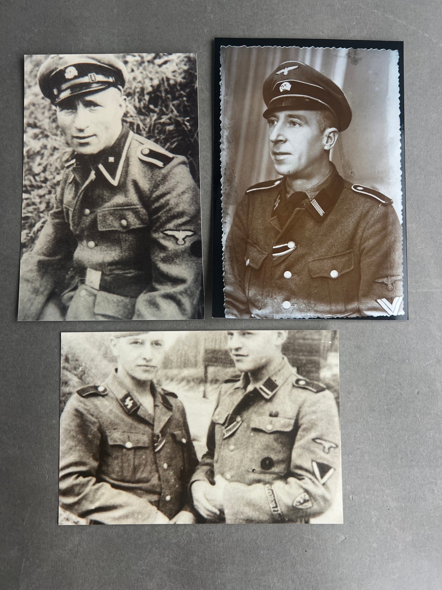 WW2 Tysk Waffen-SS Frivillige fra Belgien/Flandern. Ridderkors modtagere. Navne bagpå. Genoptryk.