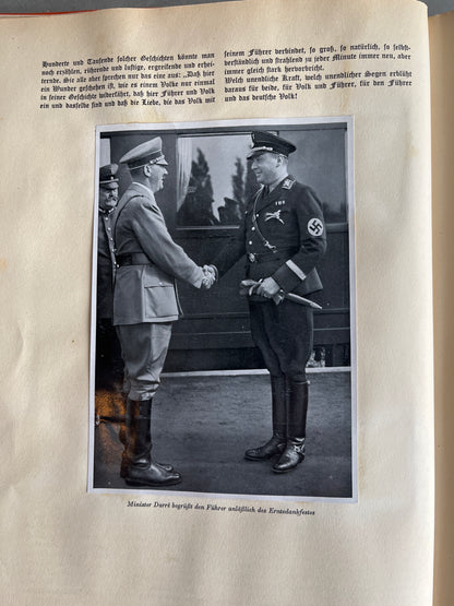 WW2 Tysk “Adolf Hitler” Cigaretten Album. Komplet med alle billeder! Original.