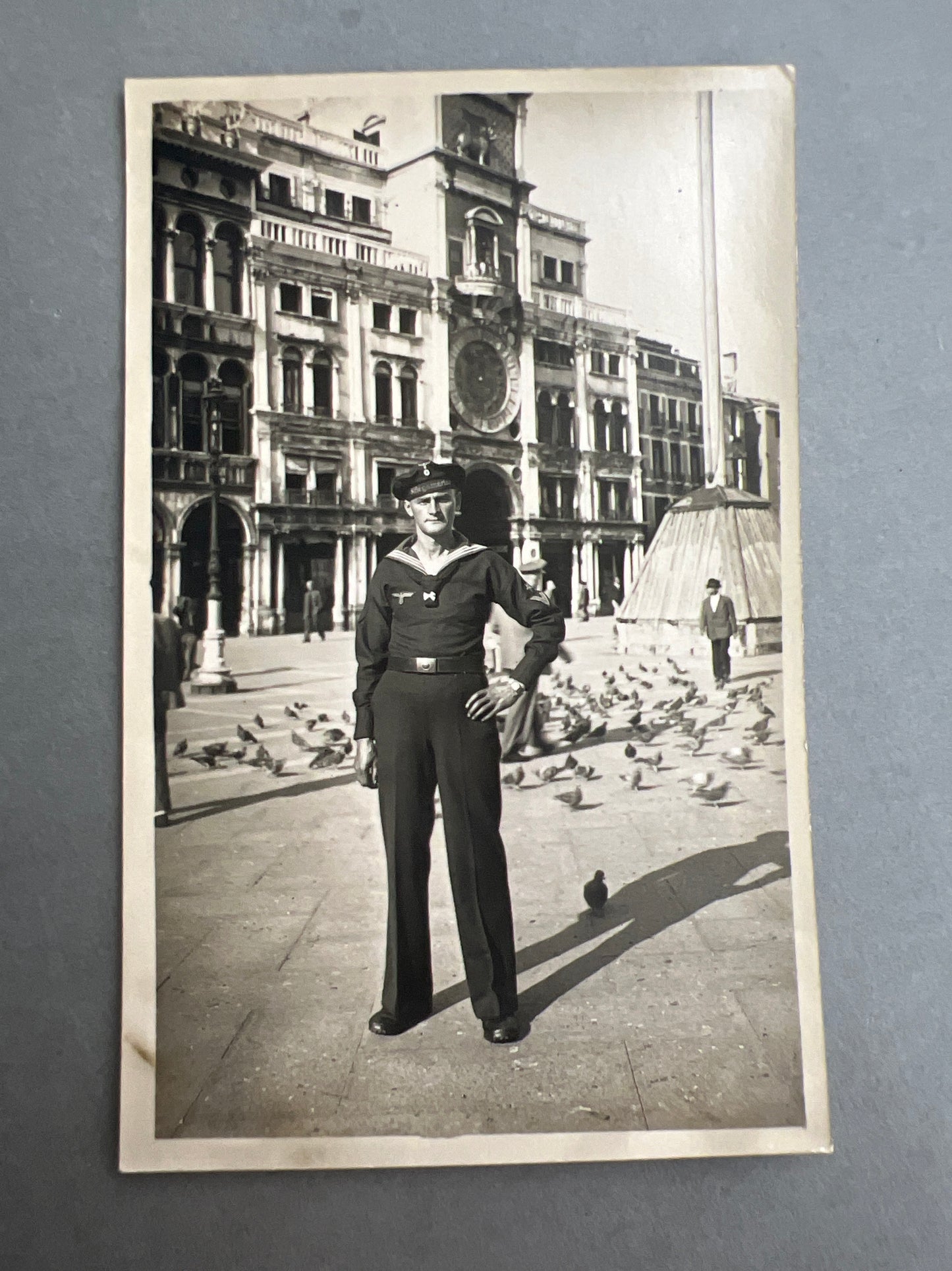 WW2 Tysk Kriegsmarine Foto-postkort. Original.