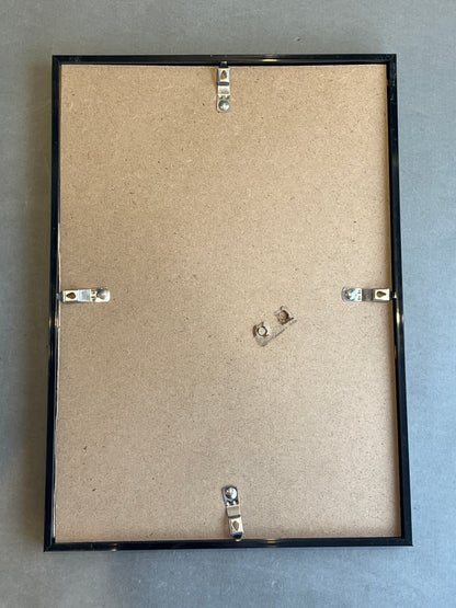 WW2 Tysk NSDAP Udklip/Plakat i nyere ramme. Illustrativ. Original.