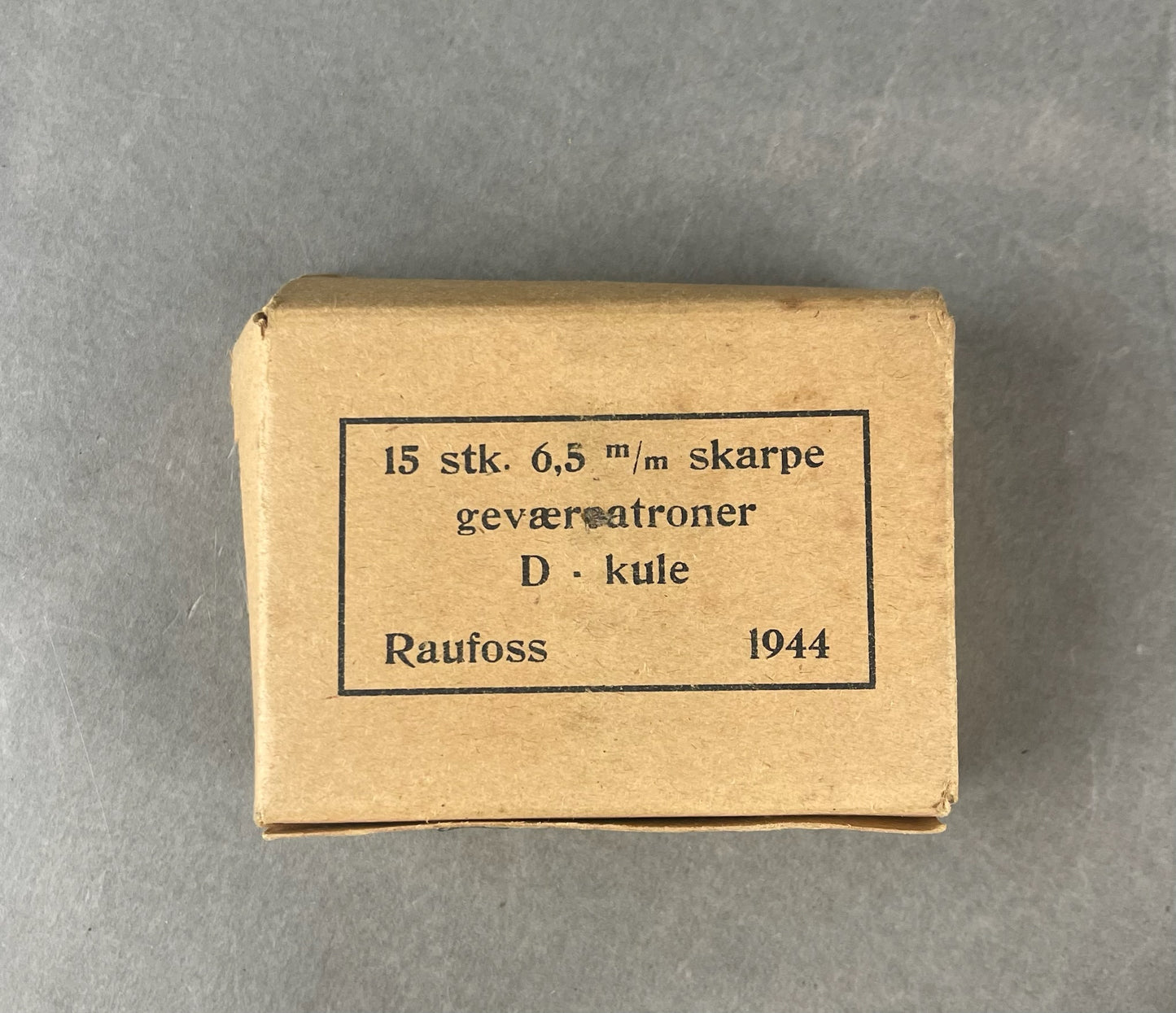 WW2 Lot af Patronæsker. Original.