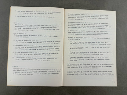 Tysk "Jugend im NS-Staat" fra 1982. Original.