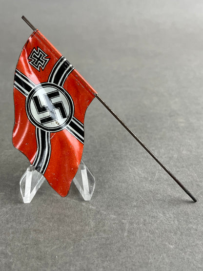 WW2 Tysk Kriegsmarine Lineol Flag. Original.