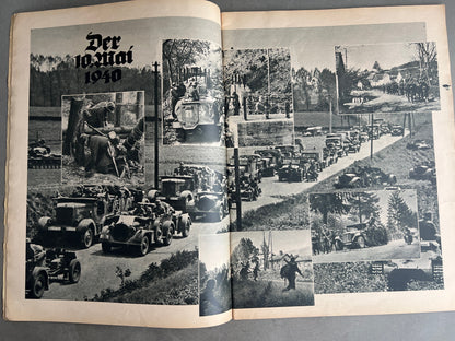 WW2 Tysk "Sieg im Westen" Blad. Stor, større end Signal Blade. Ses ikke tit. Original.