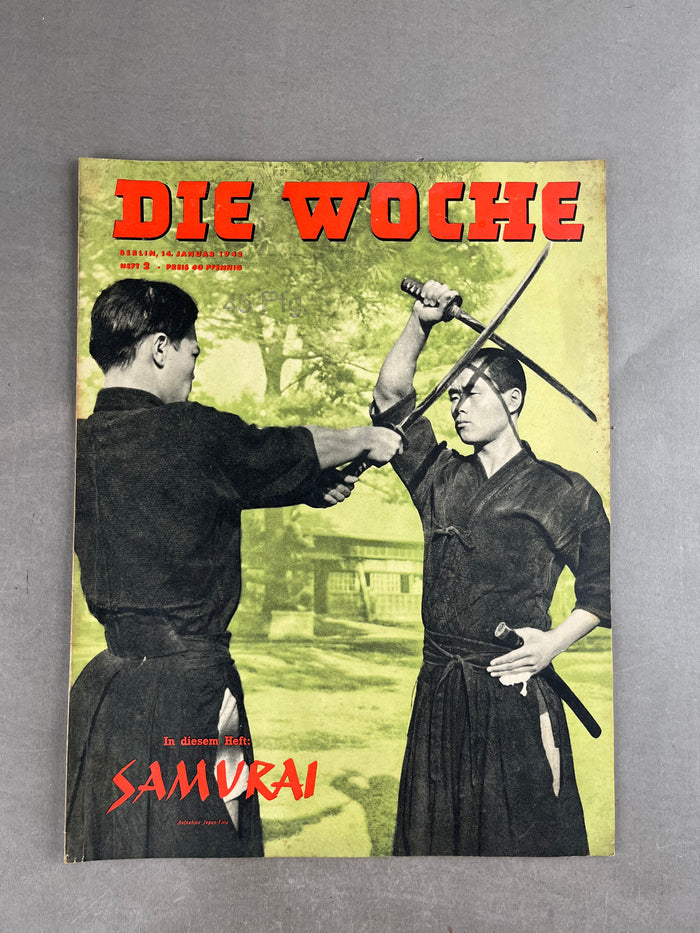 WW2 Tysk "Die Woche" Blad. Original.