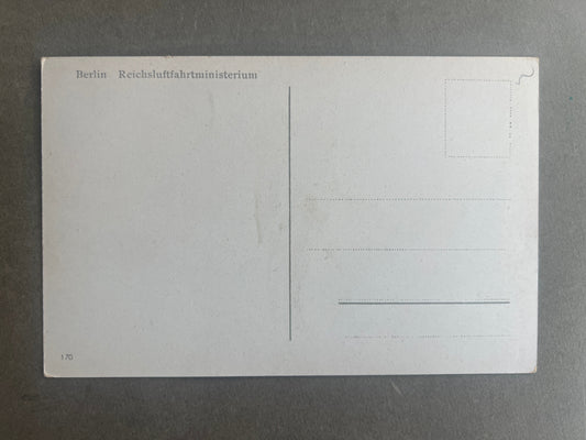 WW2 Tysk Postkort. "Reichsluftfahrtministerium". Original.