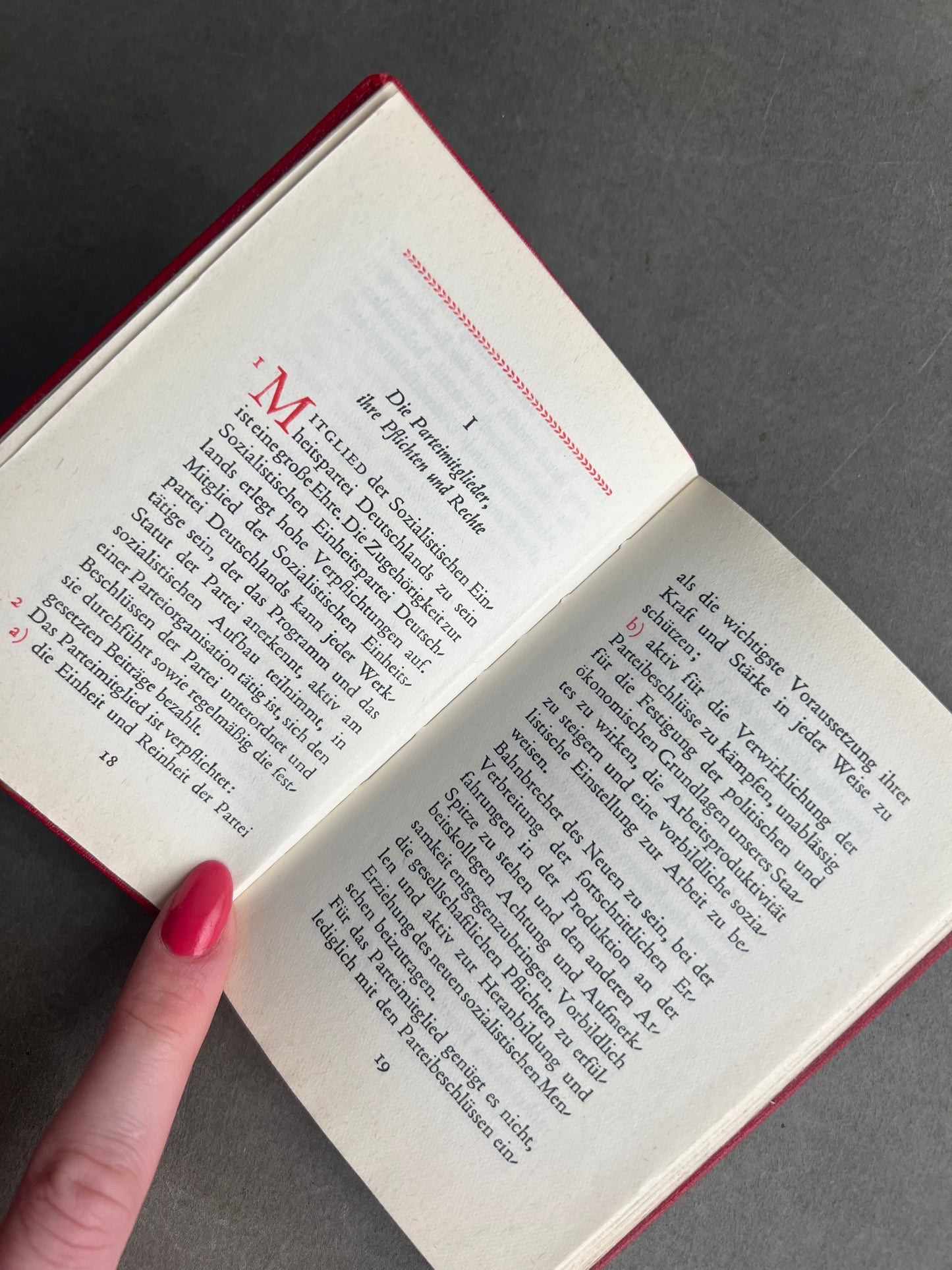 Østtysk DDR Medlems lommebog. Original.