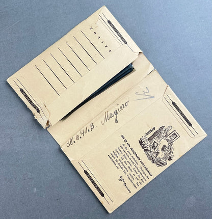 WW2 Tyk Lot af Foto-negativer. Flere gode billeder. Original.