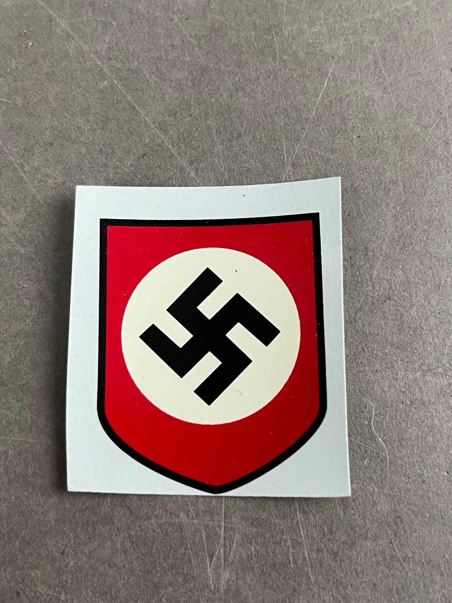 WW2 Tysk Hjelm Dekal. Kopi.
