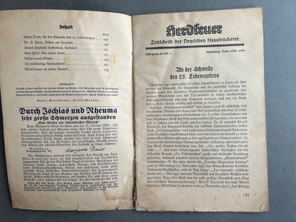 WW2 Tysk Hæfte. Original.