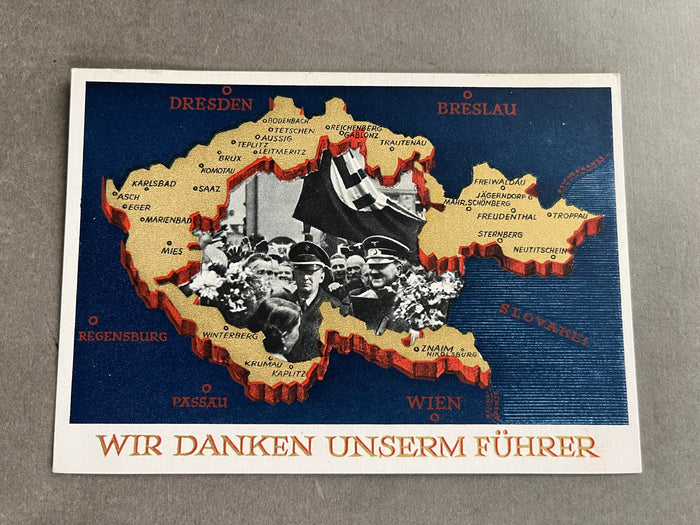 WW2 Tysk NSDAP Postkort. Original.
