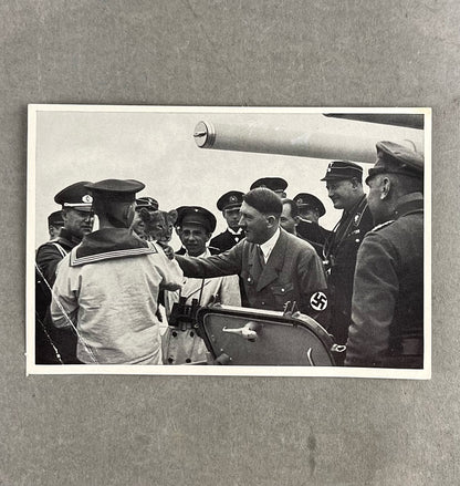 WW2 Tysk "Cigaretten Album" Billede. Godt AH/Kriegsmarine motiv. Original.