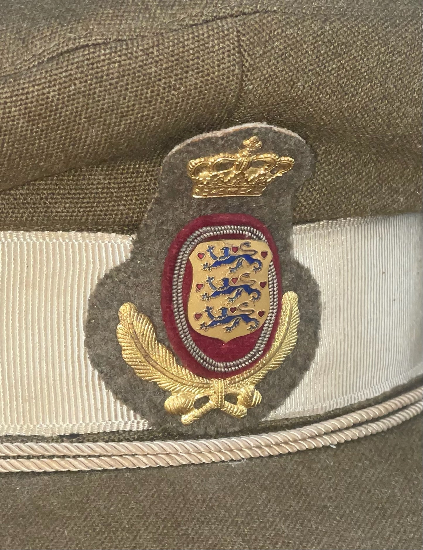 Ældre Dansk Militær Kasket. Original.