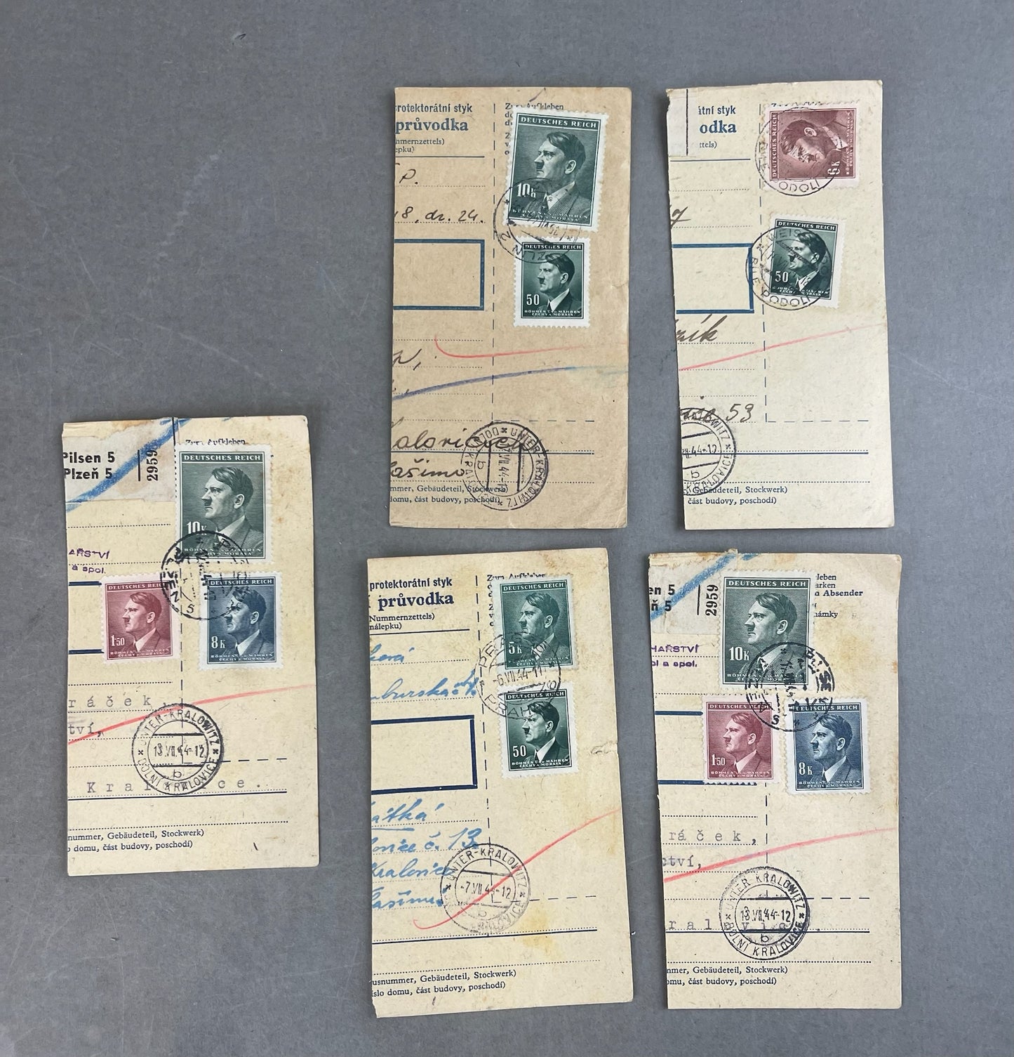 WW2 Tysk Frimærke Lot. Original.