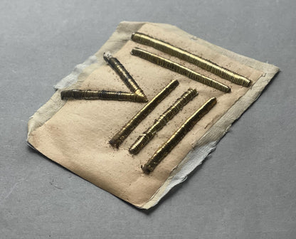 WW1/WW2 Tysk Ufærdigt broderet insignia. Original.