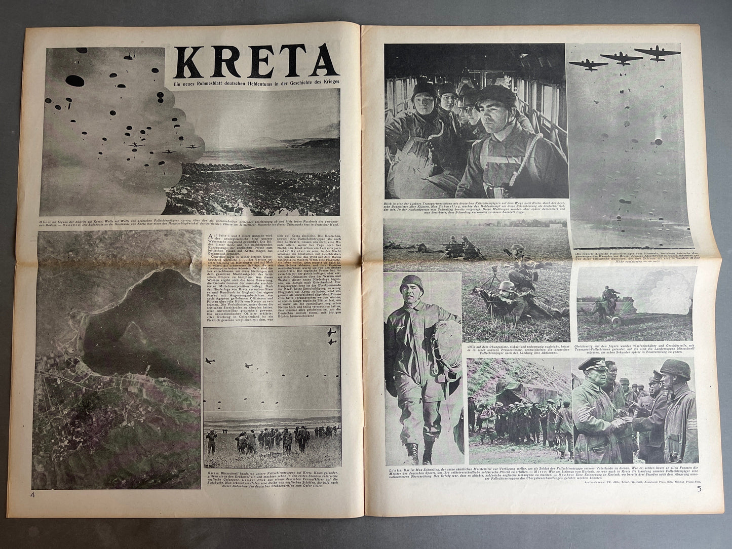 WW2 Tysk/Dansk "Kopenhagener Zeitung" Avis. Original. Original.