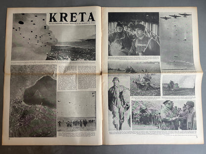 WW2 Tysk/Dansk "Kopenhagener Zeitung" Avis. Original. Original.