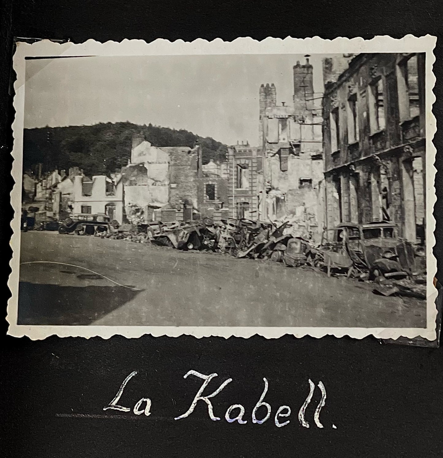 WW2 Tysk Wehrmacht Fotoalbum 1940'erne. MANGE(!) gode billeder fra felttoget i Frankrig. Original.