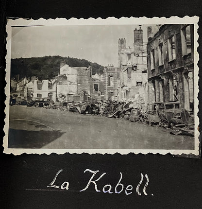 WW2 Tysk Wehrmacht Fotoalbum 1940'erne. MANGE(!) gode billeder fra felttoget i Frankrig. Original.