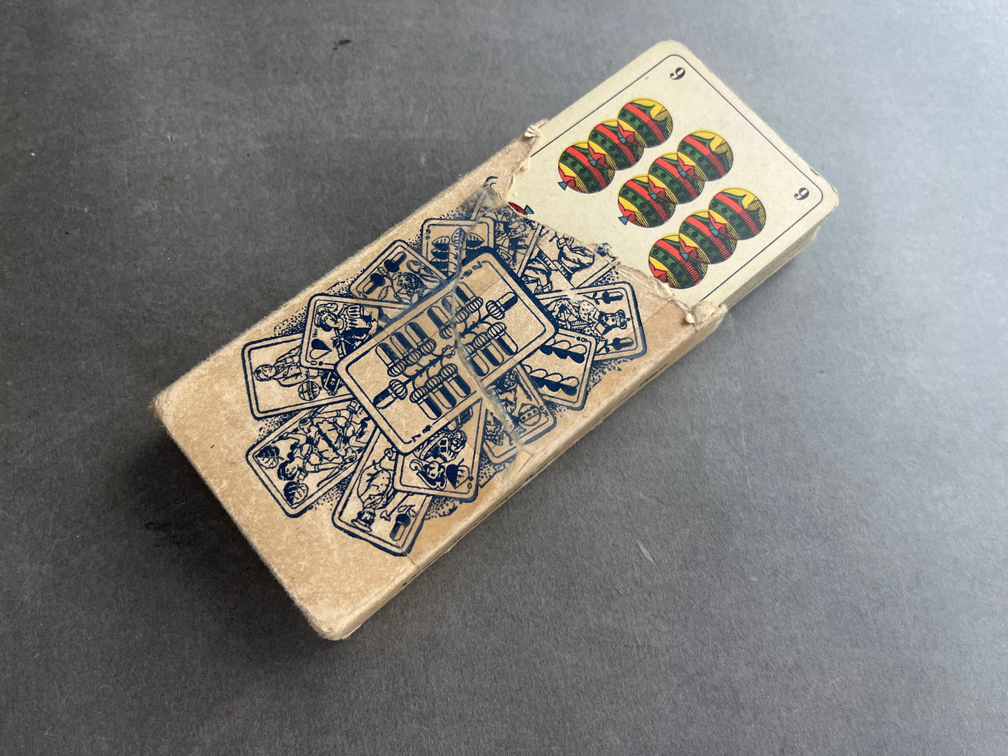 WW2 Tysk Heer Udleveret Spillekort. Original.