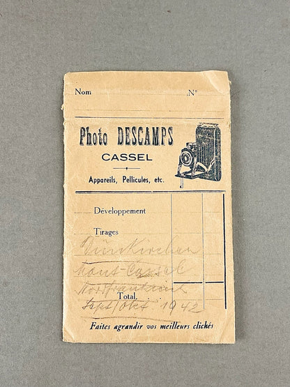 WW2 Tyk Lot af Foto-negativer. Flere gode billeder. Original.