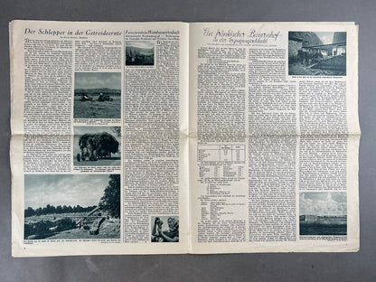 WW2 Tysk "Landbau" / DAF Avis. Original.