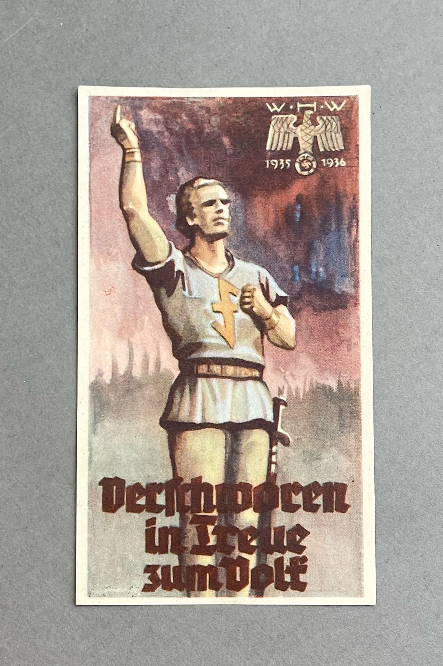 WW2 Tysk WHW Mærkat. Sjælden. Original.