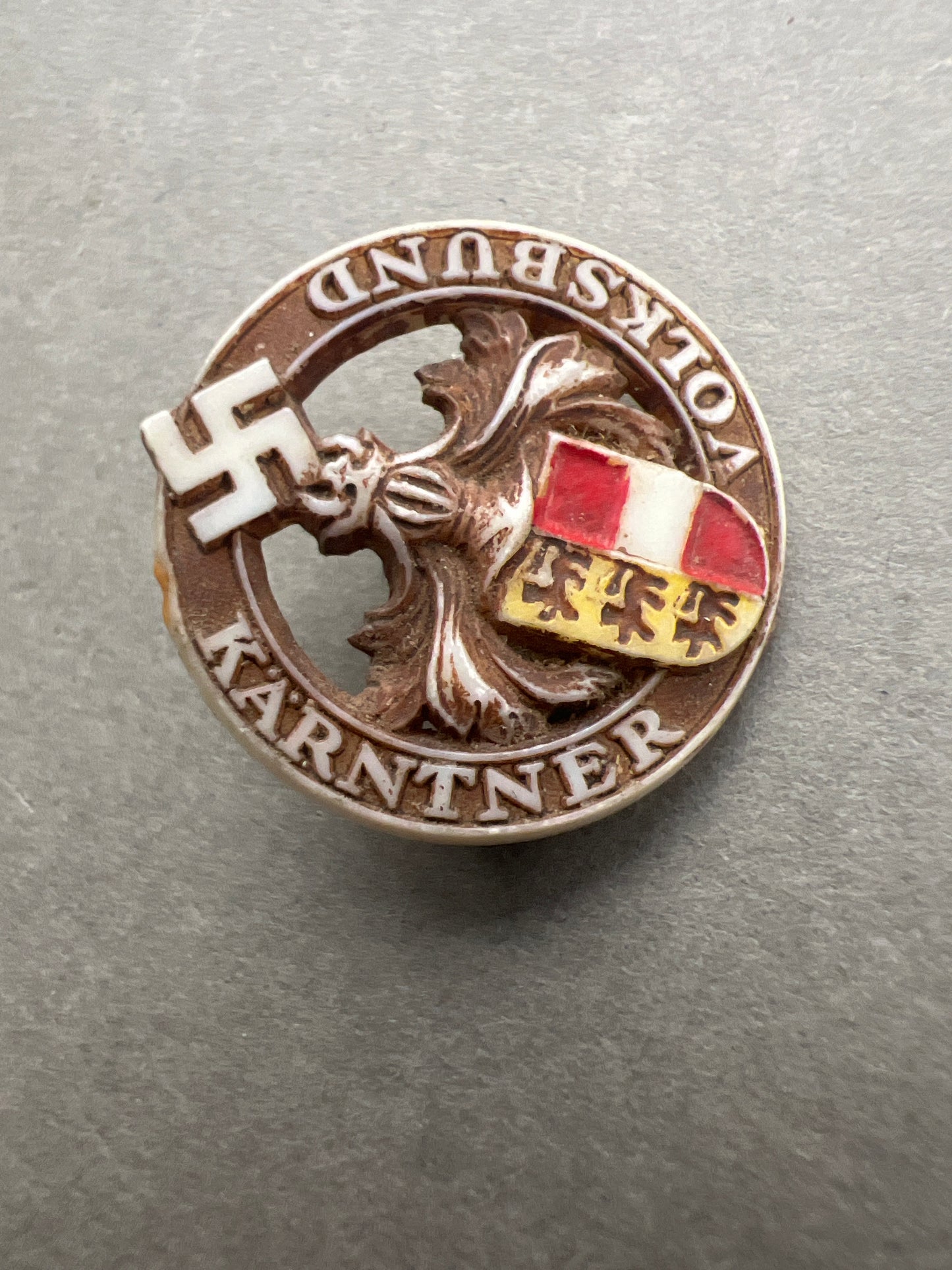 WW2 Tysk Østrigsk "Kärntner Volksbund" Medlemsmærke. Sjælden! Original.