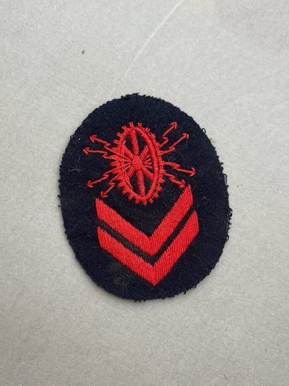 WW2 Tysk Kriegsmarine Specialist Ærmemærke. Med fremstiller stempel. Original.