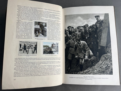 WW2 Tysk NSDAP/RAD "Cigaretten Album". Komplet med alle billeder. Gode billeder SS, SA, HJ, NSDAP mv. Original.