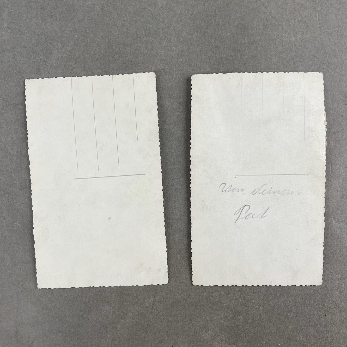 WW2 Tysk Wehrmacht Foto-Postkort. Identiske. Original.