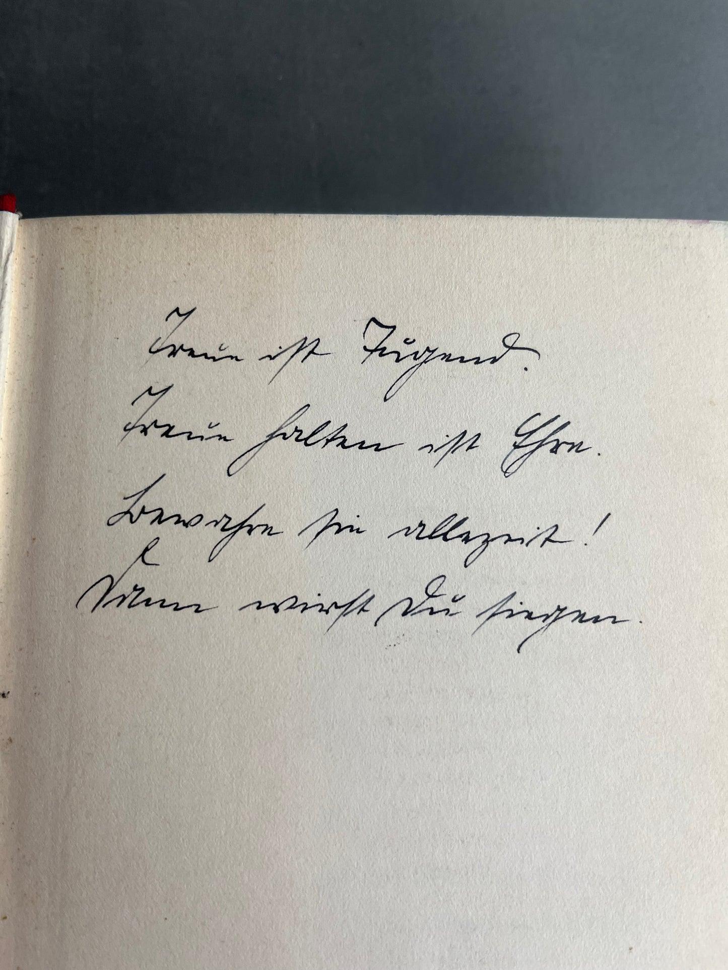 WW2 Tysk HJ Bog. Med Hilsen/Dedikation. Meget tyk. Original.