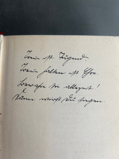 WW2 Tysk HJ Bog. Med Hilsen/Dedikation. Meget tyk. Original.