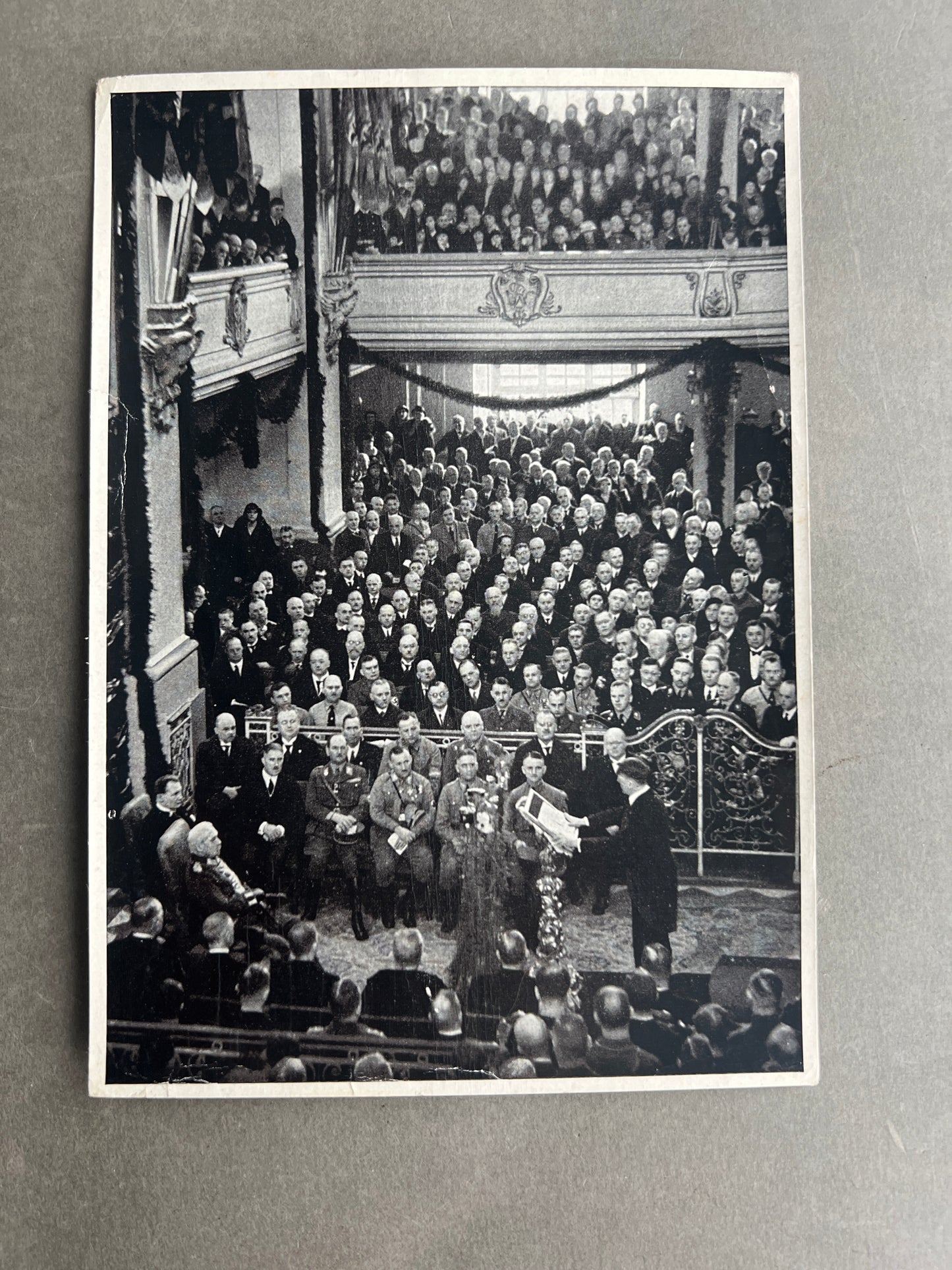 WW2 Tysk "Cigaretten Album" Billede. Mål: 12x17cm. Original.