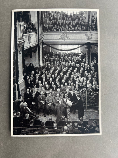 WW2 Tysk "Cigaretten Album" Billede. Mål: 12x17cm. Original.