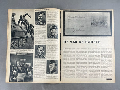 WW2 Tysk Signal Blad. Original.