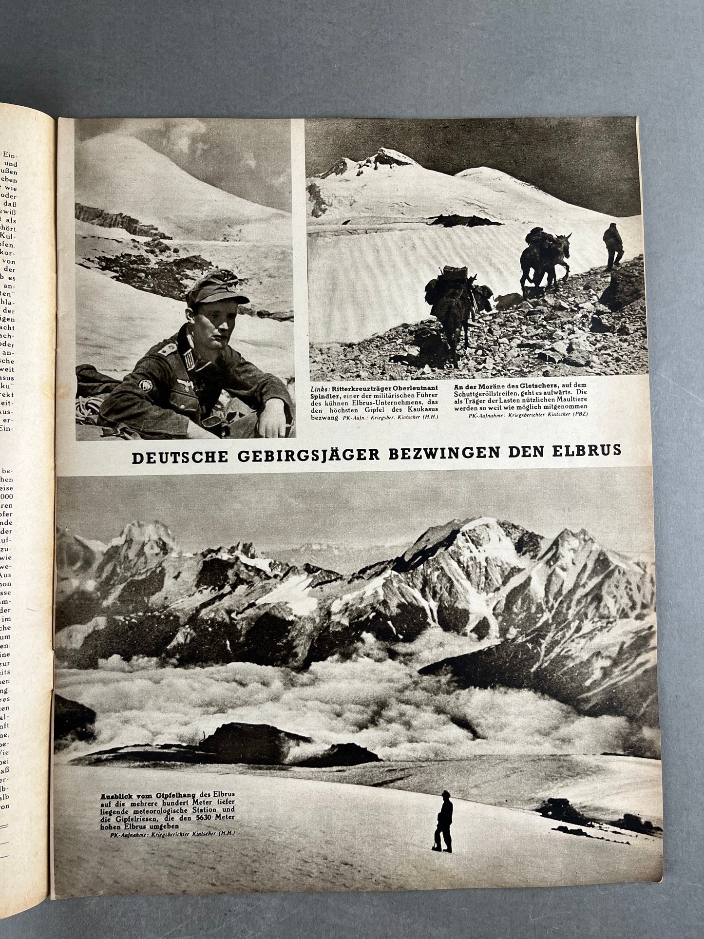 WW2 Tysk "Die Woche" Blad. Luftwaffe forside. Original.
