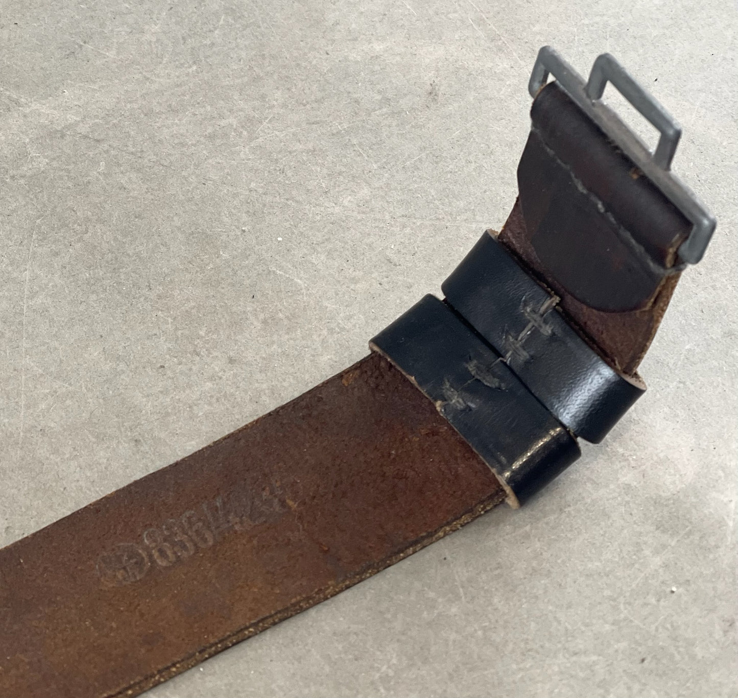 WW2 Waffen-SS Officer Bælte. Efterkrigs.