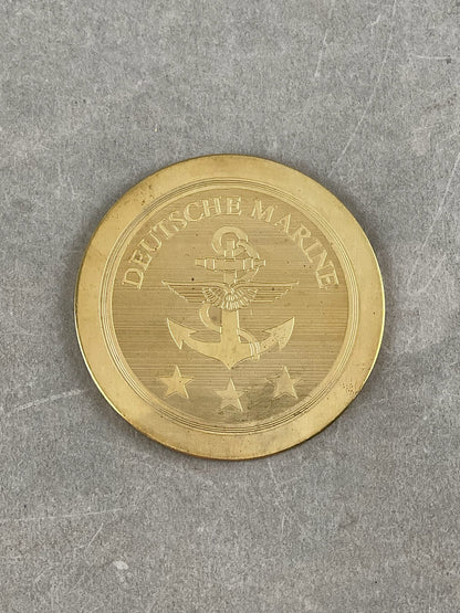 Vesttysk Marine "Deutsche Marine" Plakette i æske. Original.