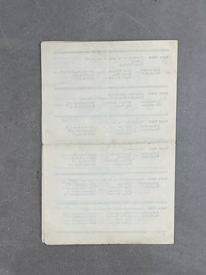 WW2 Tysk NSDAP Medlems hæfte/pjece. Original.