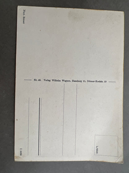 WW2 Tysk Postkort. Original.