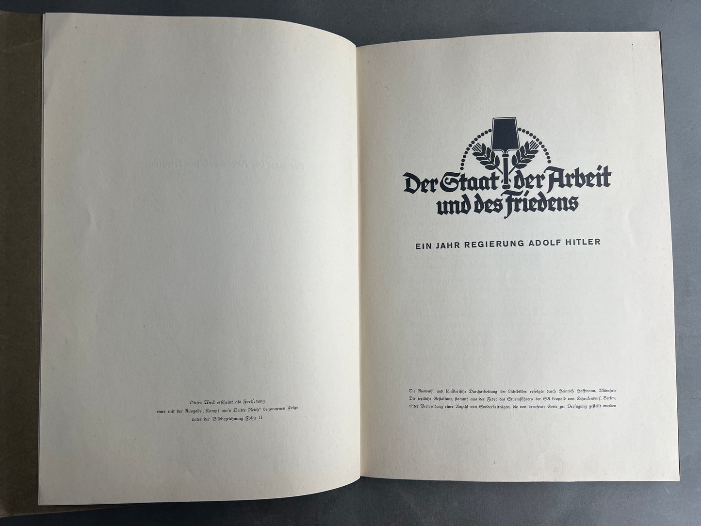 WW2 Tysk NSDAP/RAD "Cigaretten Album". Komplet med alle billeder. Gode billeder SS, SA, HJ, NSDAP mv. Original.